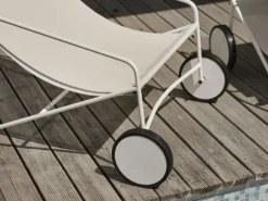 Poul Chair loungefåtölj Vit/vit