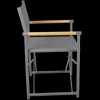 Zand matstol Antracit/Teak