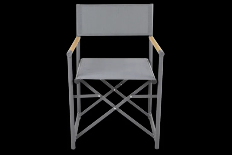 Zand matstol Antracit/Teak